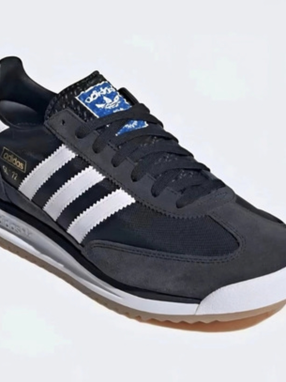 adidas SL 72 OG Core Black Cloud White Black & White US 9